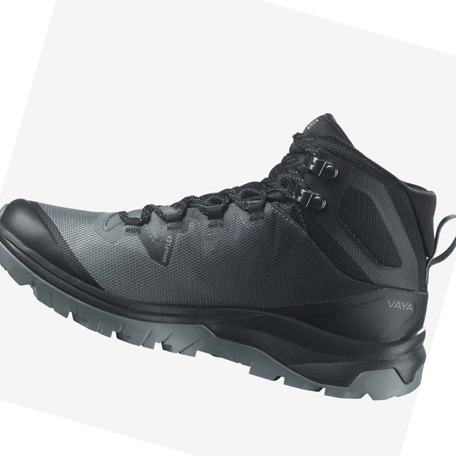 Tenis Senderismo Salomon WoVAYA MID GORE-TEX Mujer Negros | MX 2802LIS